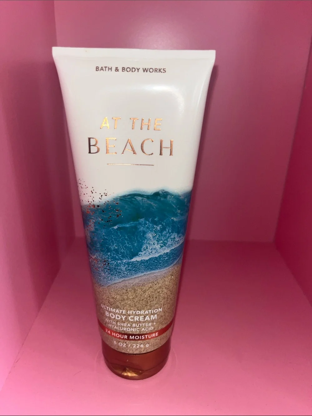 Bath & Body Works At The Beach Body Cream - White/Blue/Gold
